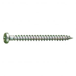 2.1/2 X 10S POZI RND TWIN WOODSCREW ZINC PLATED (TIMBERMATE)