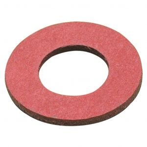 M4 X 9 X 0.8 RED FIBRE WASHER