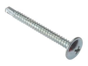 BAYPOLE SELF-DRILL SCREW PHILLIPS WAFER HEAD ZP 4.8 X 80MM BOX 100