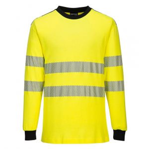 MEN'S MODAFLAME KNIT HI-VIS FLAME RESISTANT LONG SLEEVE T-SHIRT 