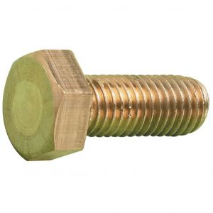 M12 X 20 BRASS HEXAGON SETSCREW DIN 933